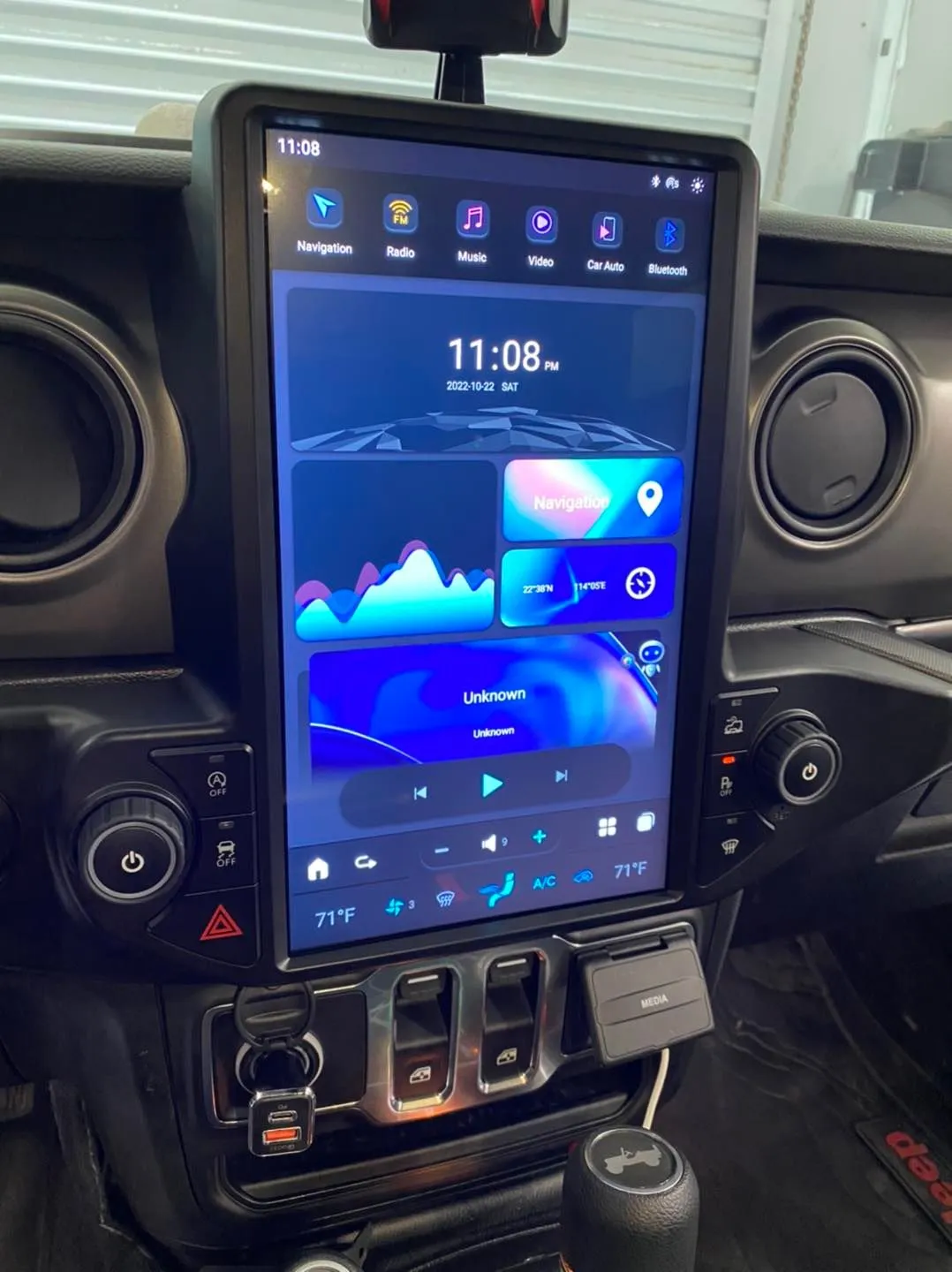 Ceramic Pro coating application on hood of vehicle